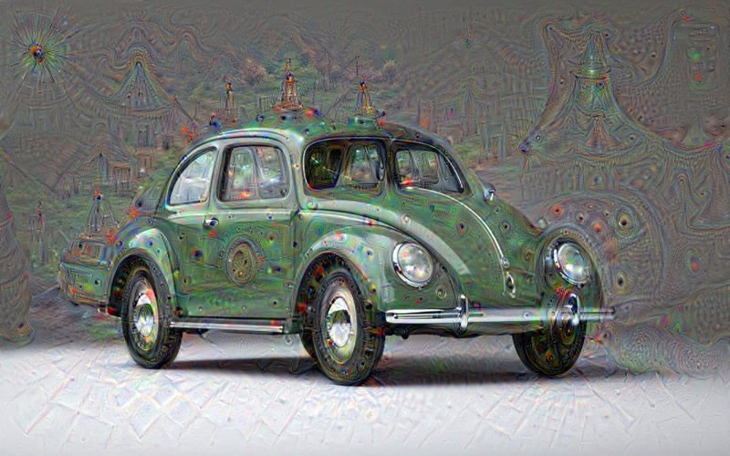 Illustration for article titled This Is How Google's Dreaming Robot Sees Cars
